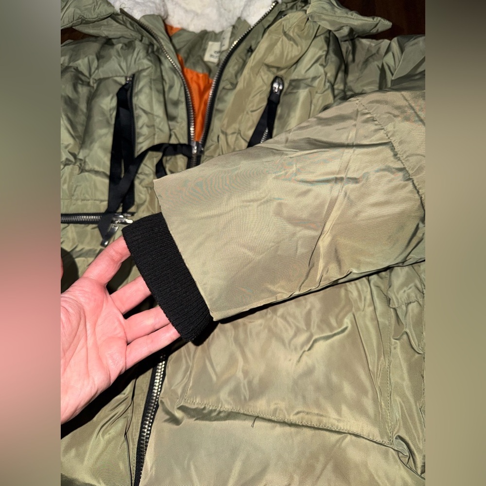 Viral Orolay Women's Thick Down Jacket coat $200 utility puffer casual spring - Picture 3 of 16